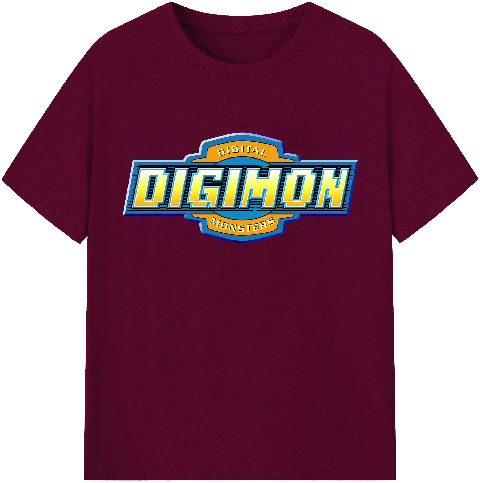 （画像用） Digimon デジタルモンスター/デジモン レディースカジュアルプリントTシャツ（綿100％）